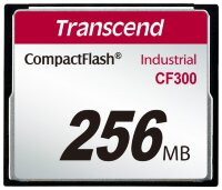 Промышленная карта памяти Compact Flash 300X, 256 Мб SLC, UDMA5, TYPE I, темп. режим от -25C до +85C, Transcend TS256MCF300