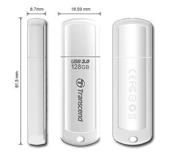 USB Флешка 32GB JetFlash 730 Transcend USB3.0 белый TS32GJF730 