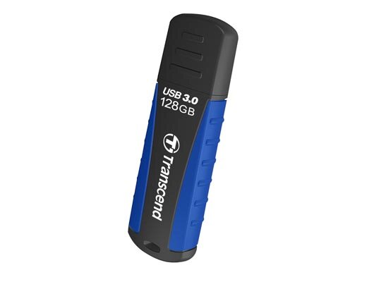 USB Флешка 128GB JetFlash 810 Transcend USB3.0 Резиновый черный TS128GJF810 