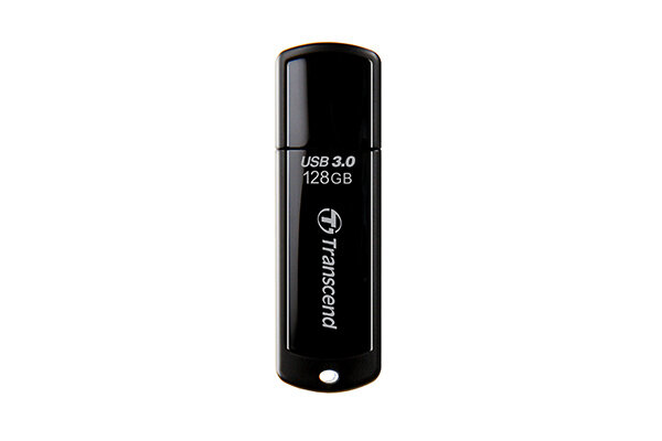 USB Флешка 128GB JetFlash 700 Transcend USB3.0 черный TS128GJF700 