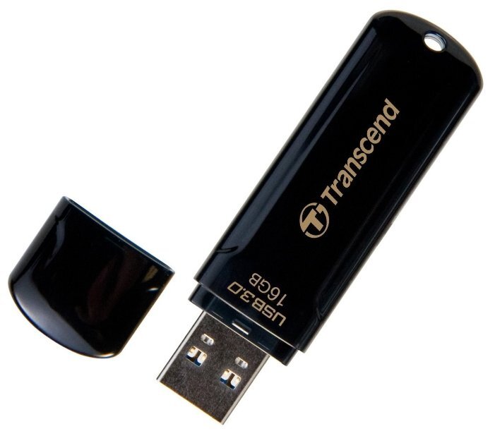 USB Флешка 16GB JetFlash 700 Transcend USB3.0 черный TS16GJF700 