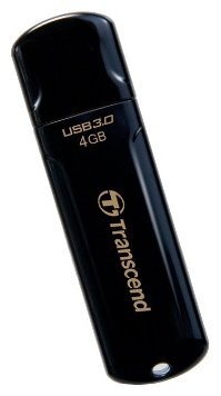 USB Флешка 4GB JetFlash 700 Transcend USB3.0 черный TS4GJF700 