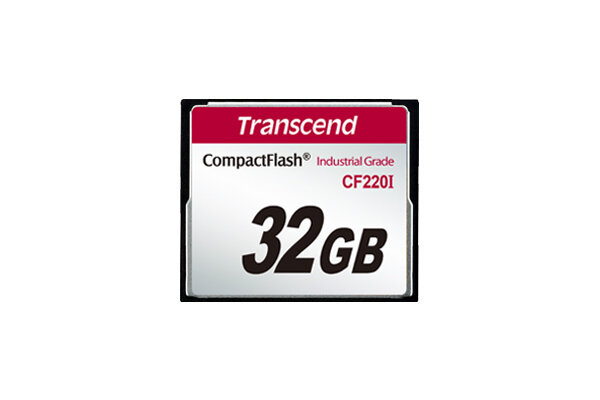 Промышленная карта памяти Compact Flash CF220I, 32 Гб SLC, темп. режим от -40? до +85?, Transcend TS32GCF220I 