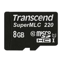 Промышленная карта памяти micro SDHC, 8 Гб U1 SuperMLC, темп. режим от -40С до +85С, Transcend TS8GUSD220I