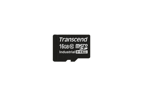 Промышленная карта памяти micro SDHC, 16 Гб Class 10 MLC, темп. режим от -40С до +85С, Transcend TS16GUSDC10I 