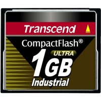 Карта памяти 1GB CompactFlash Card (CF) Industrial (UDMA4) 100X, Transcend TS1GCF100I