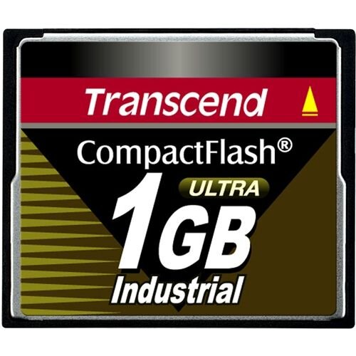 Карта памяти 1GB CompactFlash Card (CF) Industrial (PIO mode) 100X, Transcend TS1GCF100I-P 